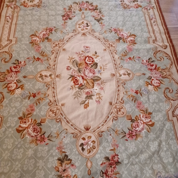 Floral Patterned Area Rug - Picture 2 of 5